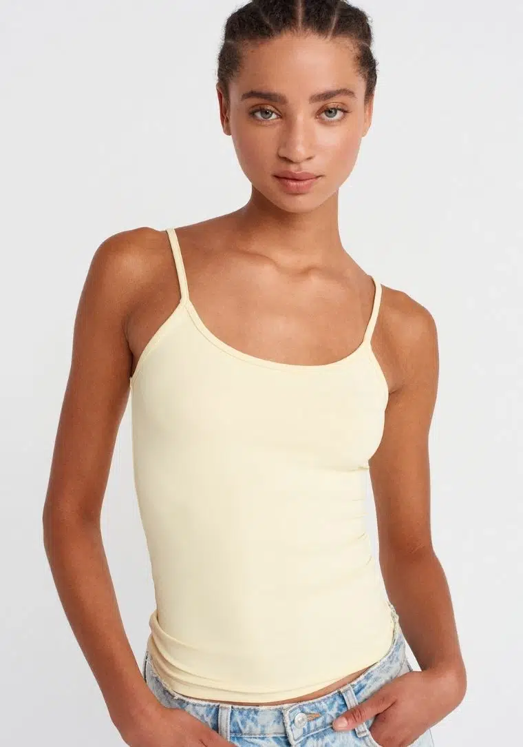 20901 DİL İnce Askılı Poliamid Top 