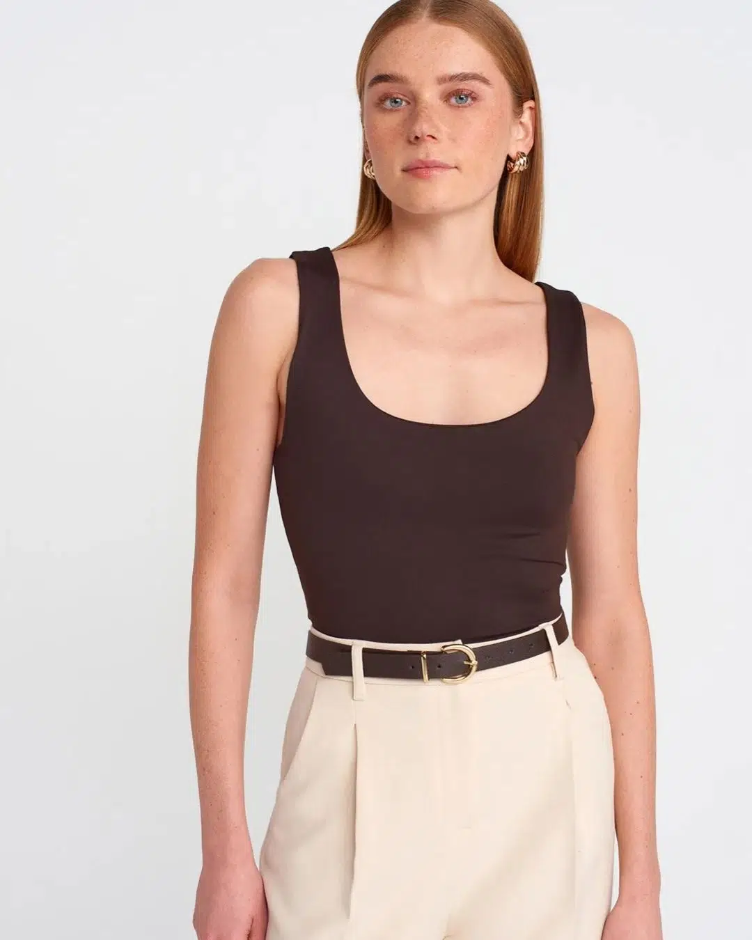 20977 DİL Kalın Askılı Poliamid Atlet 