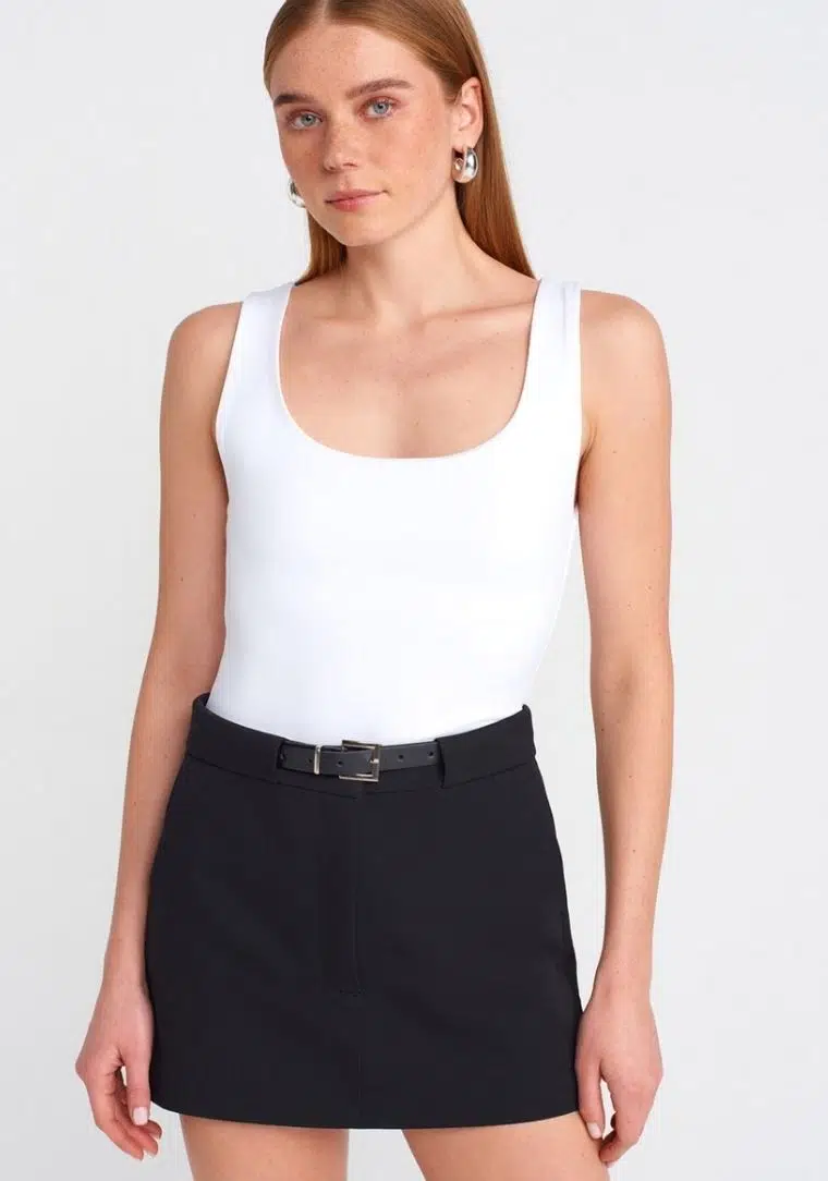 20977 DİL Kalın Askılı Poliamid Atlet 