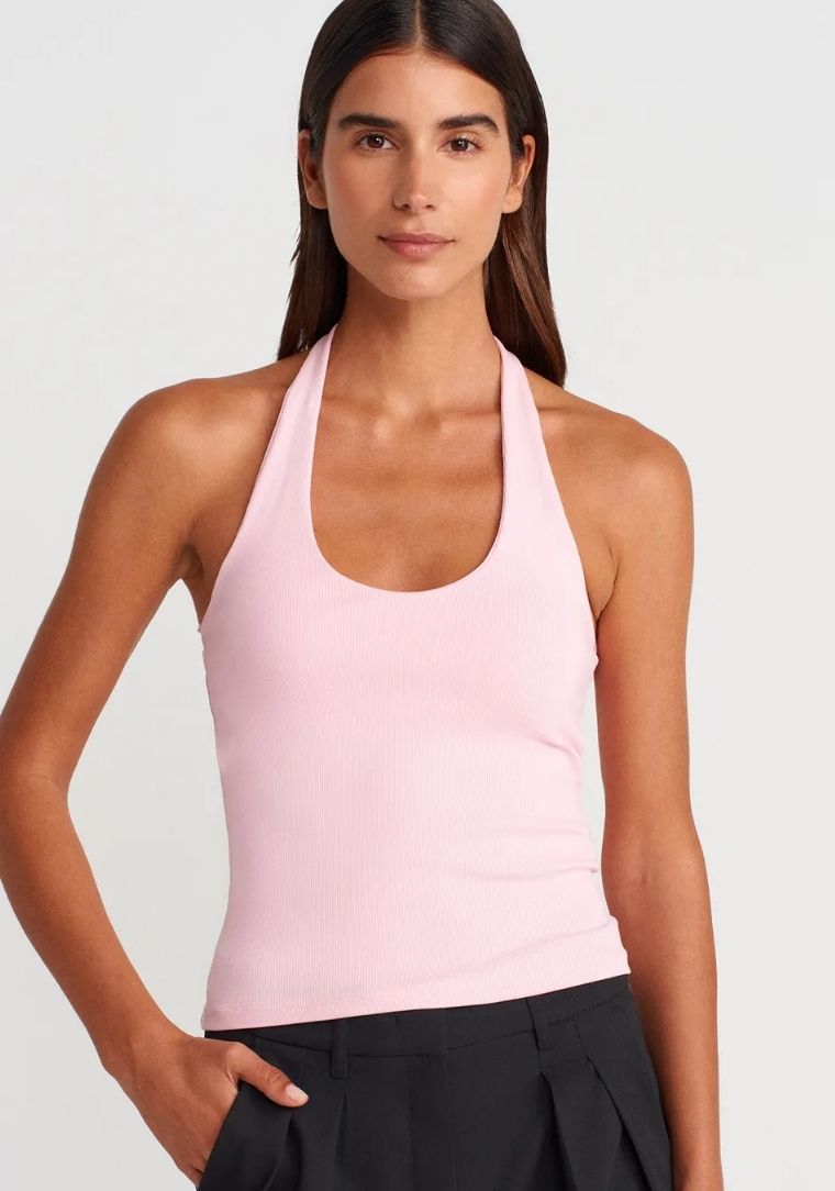 21052 DİL Halter Yaka Top 