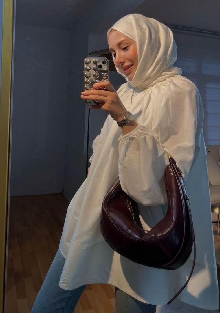 2967 EKX Volanlı Poplin Gömlek 