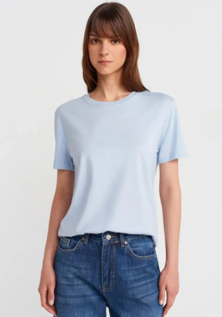 31791 DİL Bisiklet Yaka Tshirt 