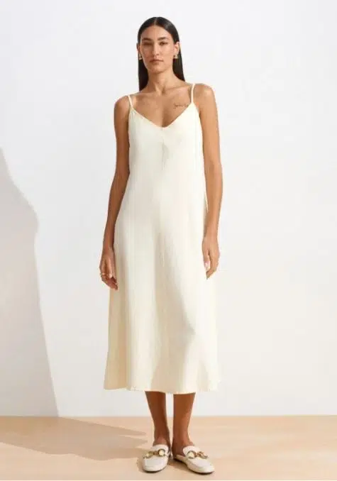 İnce Askılı Parçaboya Elbise 