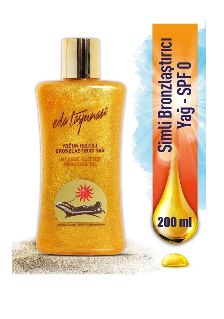 EDA TAŞPINAR YOĞ.BRONZLAŞTIRICI IŞILTILI YAĞ 200ml 