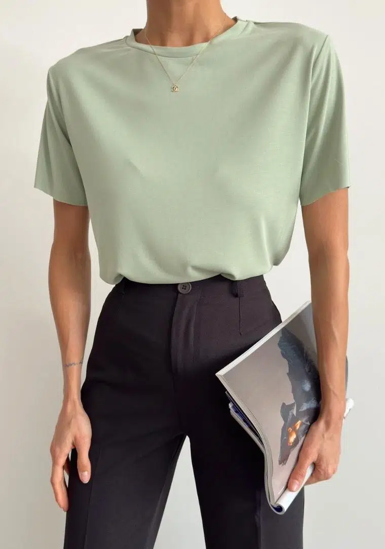 S0017426 BSM Düz Oversize T-shirt 