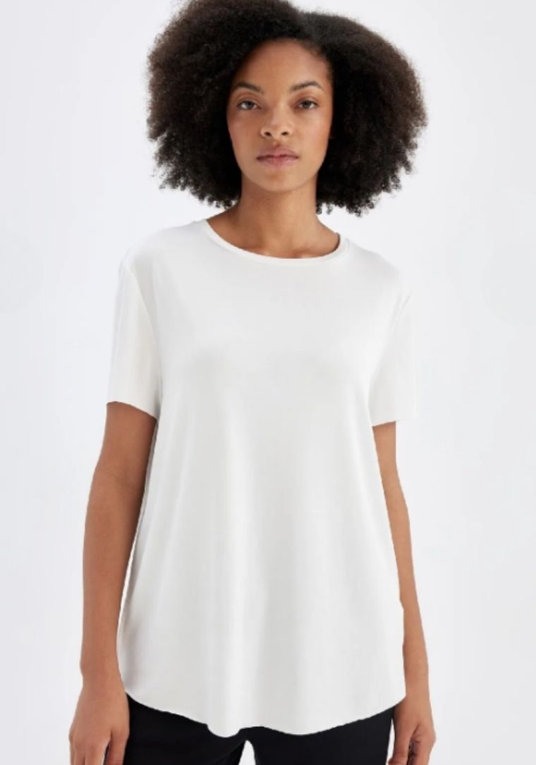 S0017426 BSM Düz Oversize T-shirt 